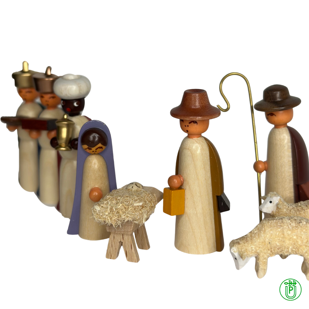 Nativity figures, 9-piece set