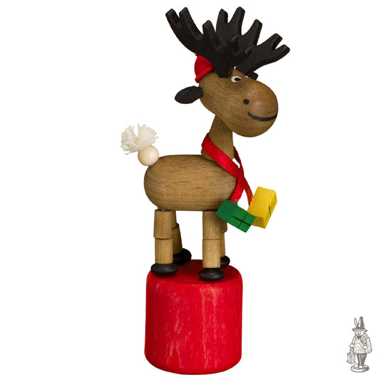 Wackeltier Weihnachtselch