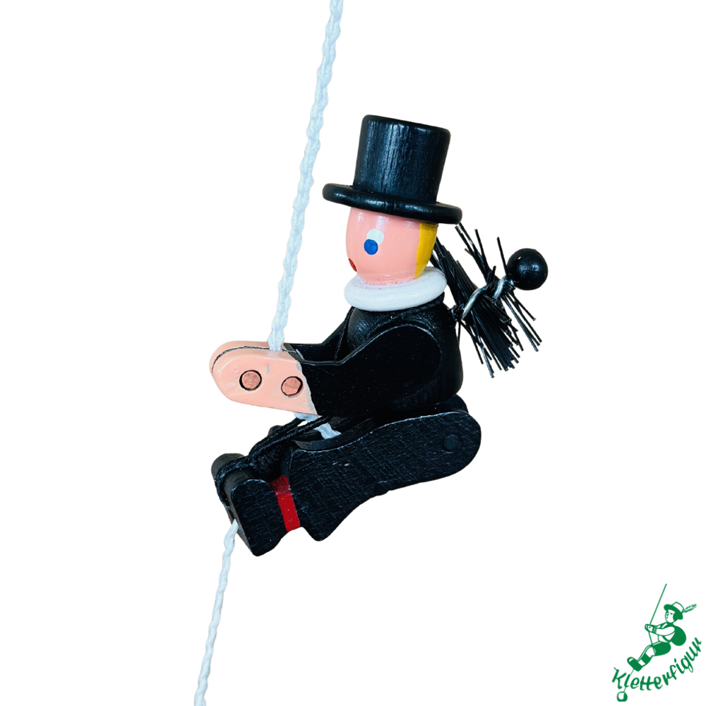 Climbing figure chimney sweep