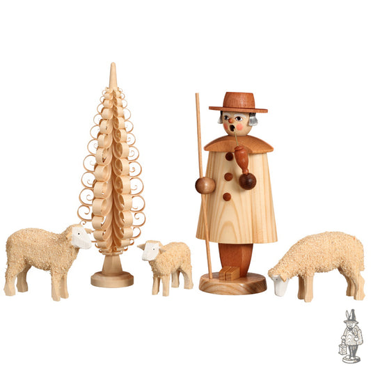 Räuchermann Schäfergruppe 5-teilig