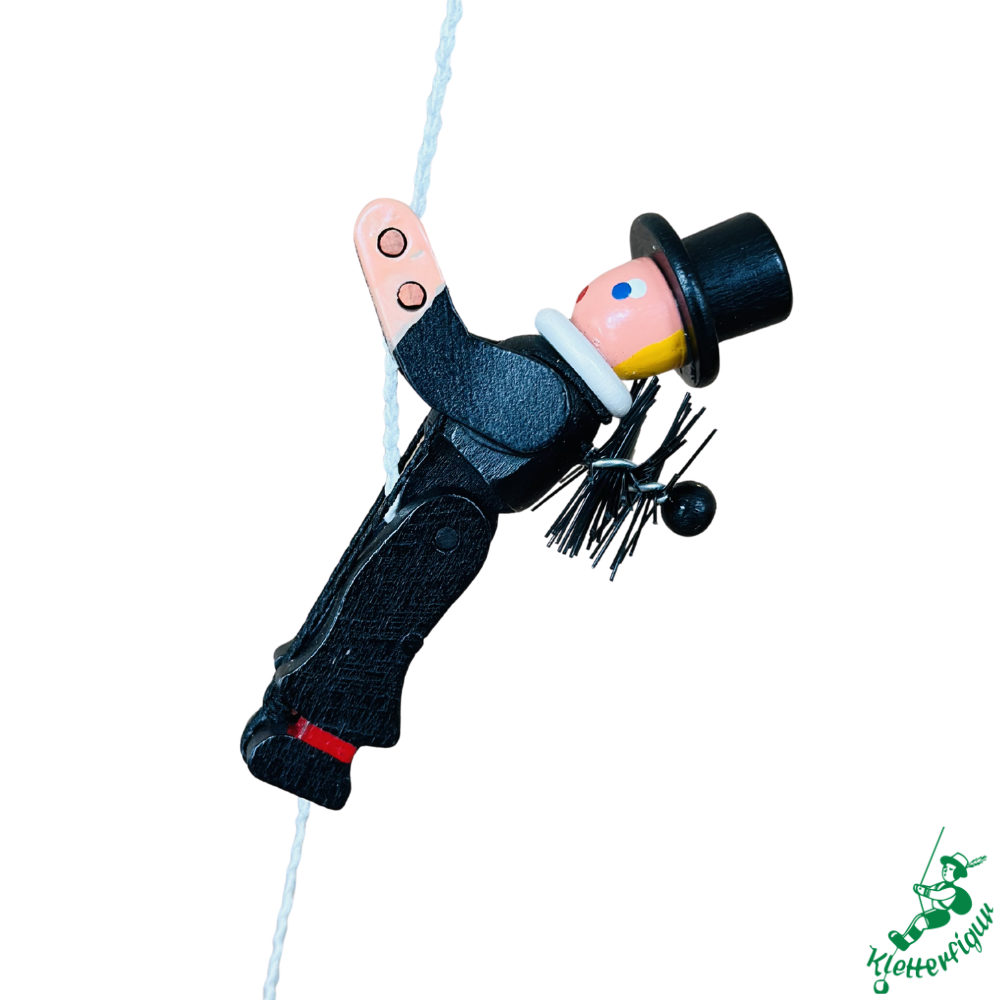 Climbing figure chimney sweep