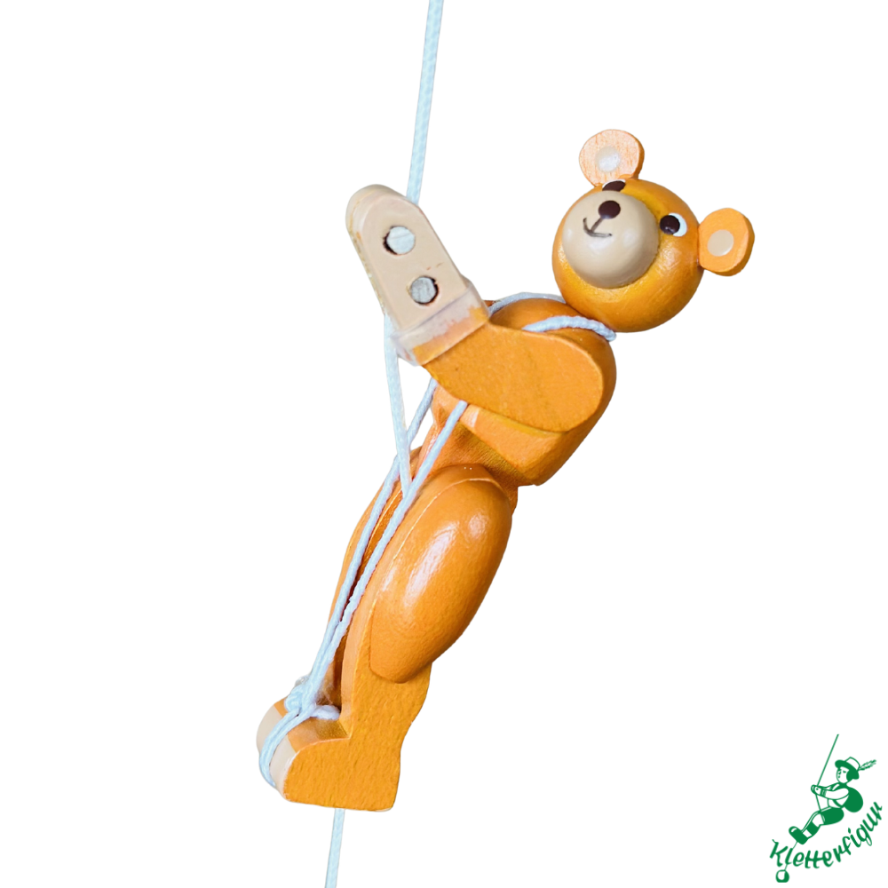 Climbing Teddy Bear Figure