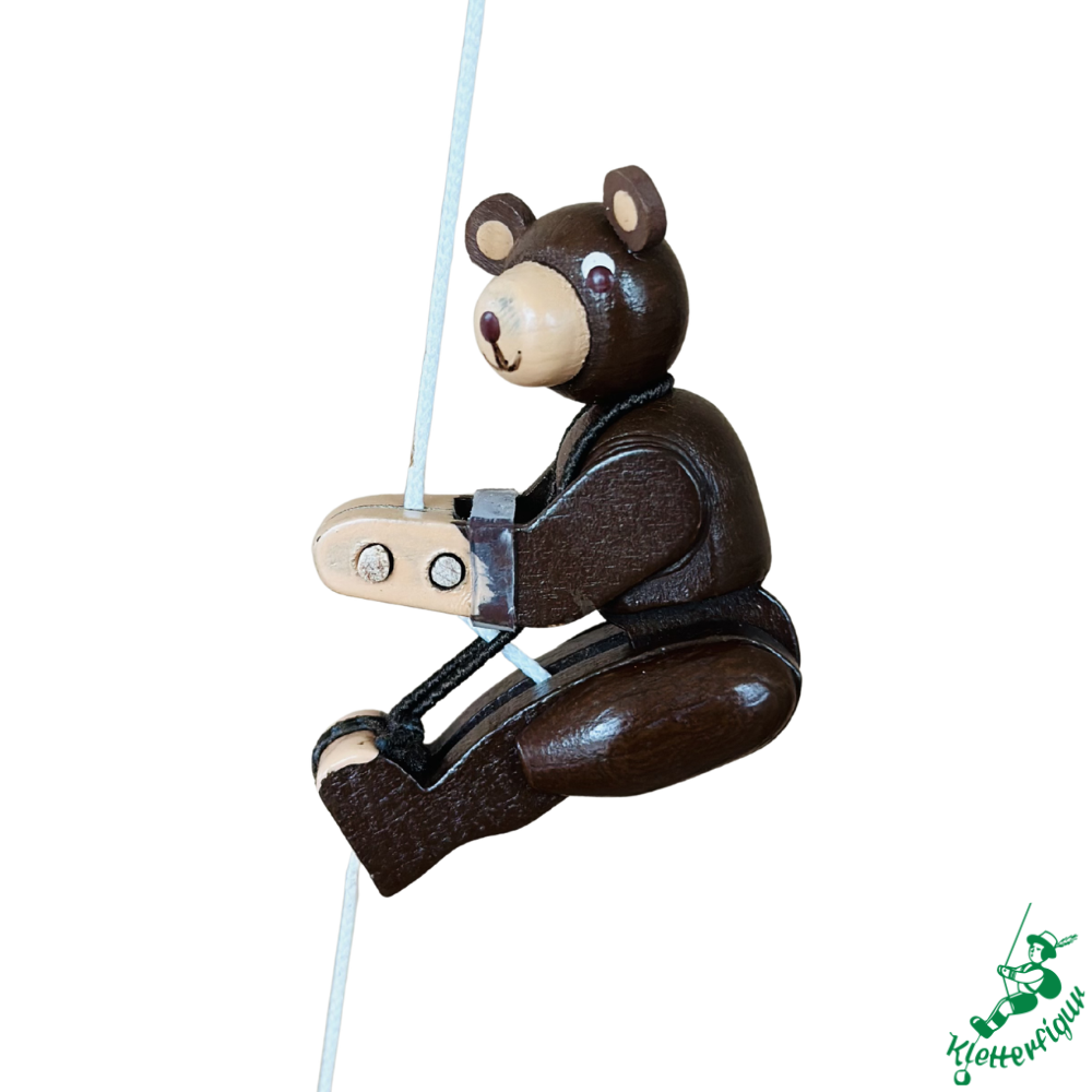 Climbing Brown Bear Figurine