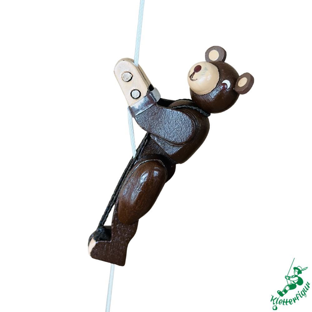 Climbing Brown Bear Figurine