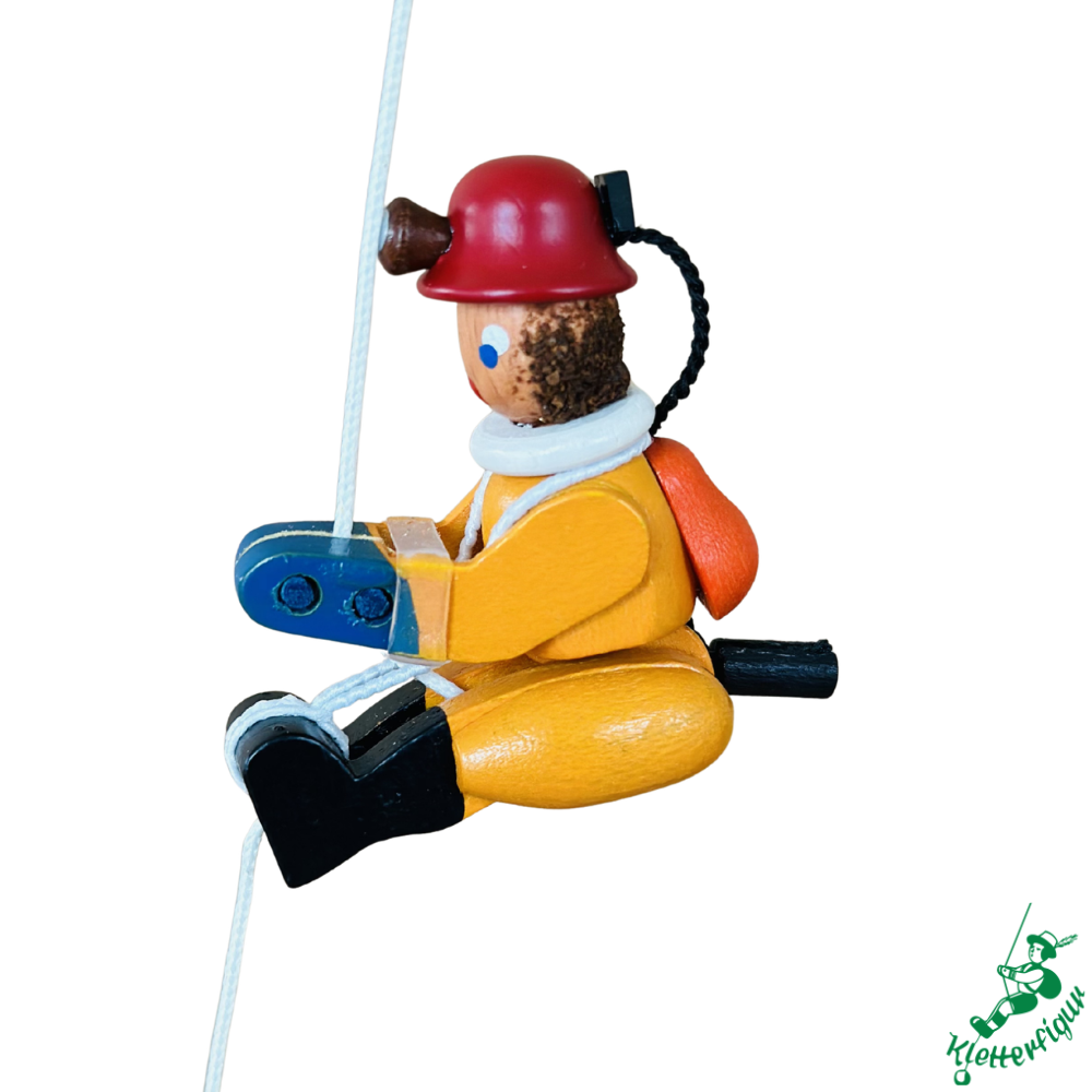 Climbing Figurine Speleologist