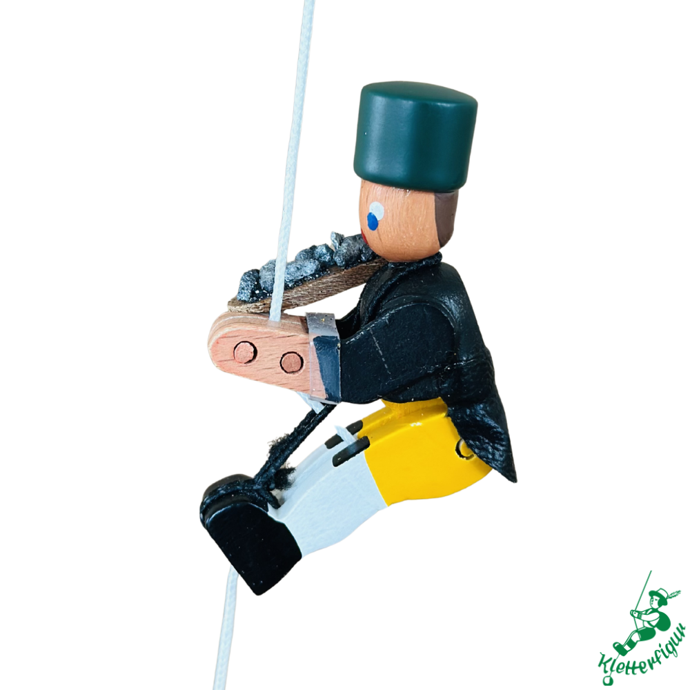 Climbing Miner Figurine
