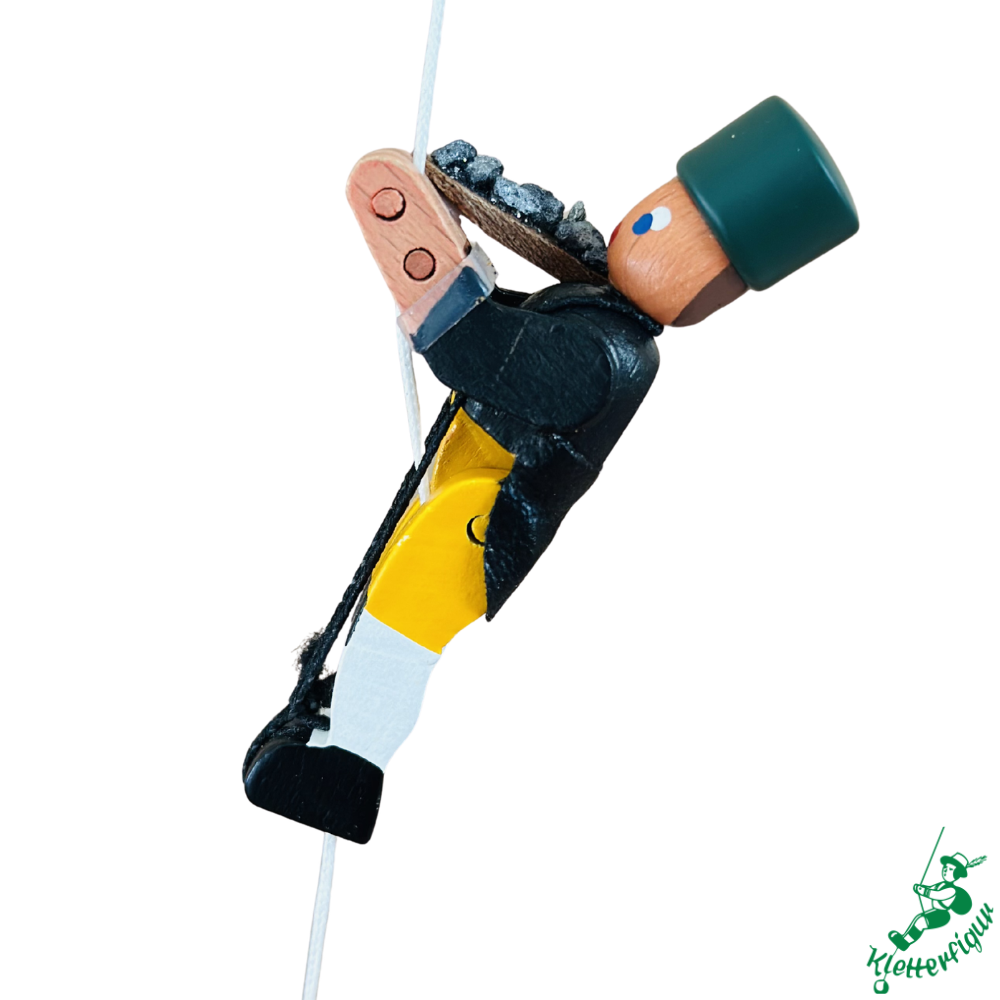 Climbing Miner Figurine