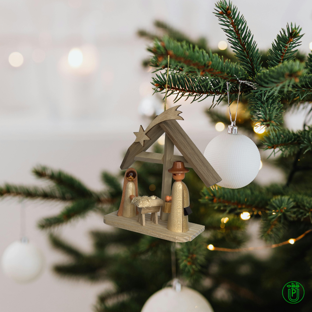 Christmas Ornament Nativity natural