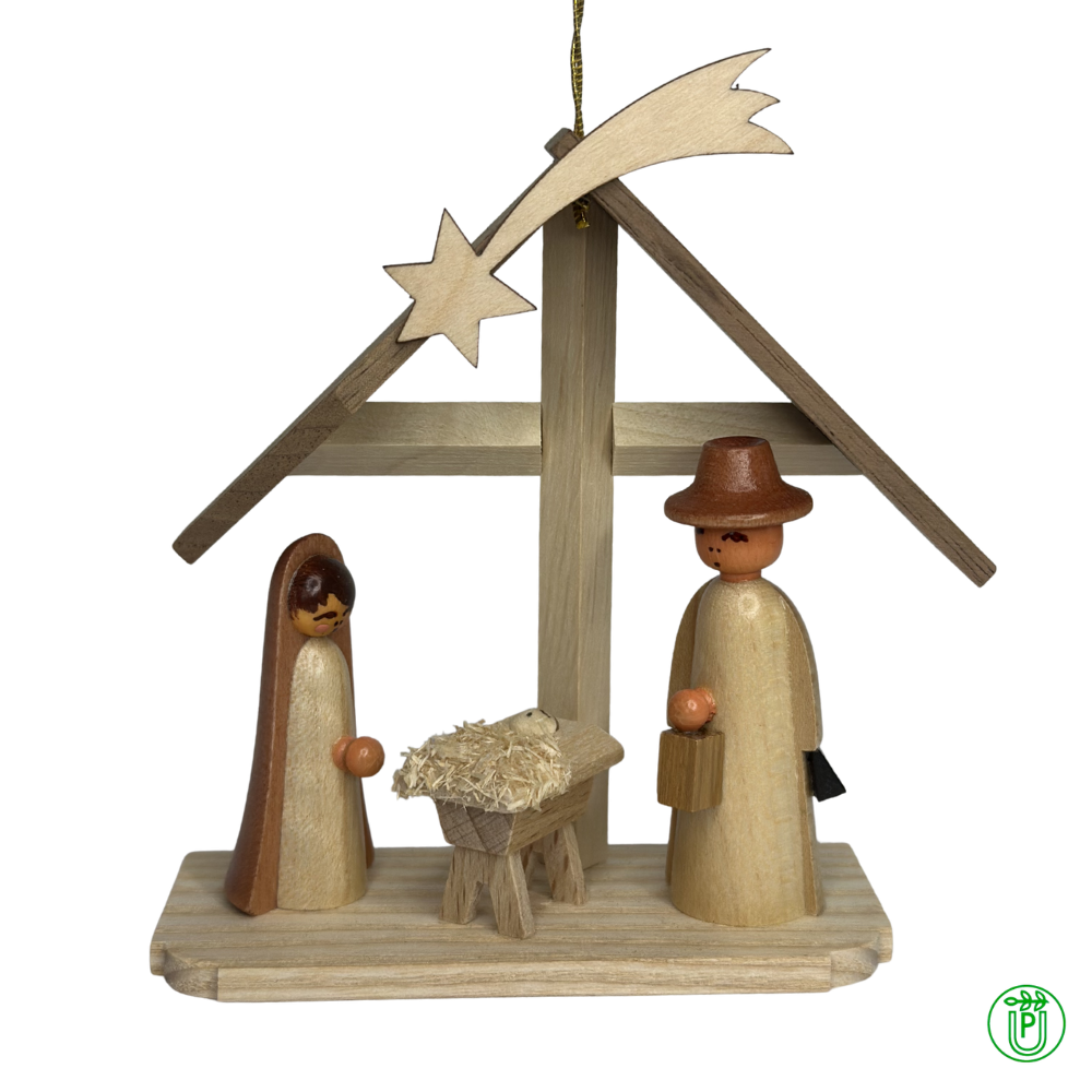 Christmas Ornament Nativity natural
