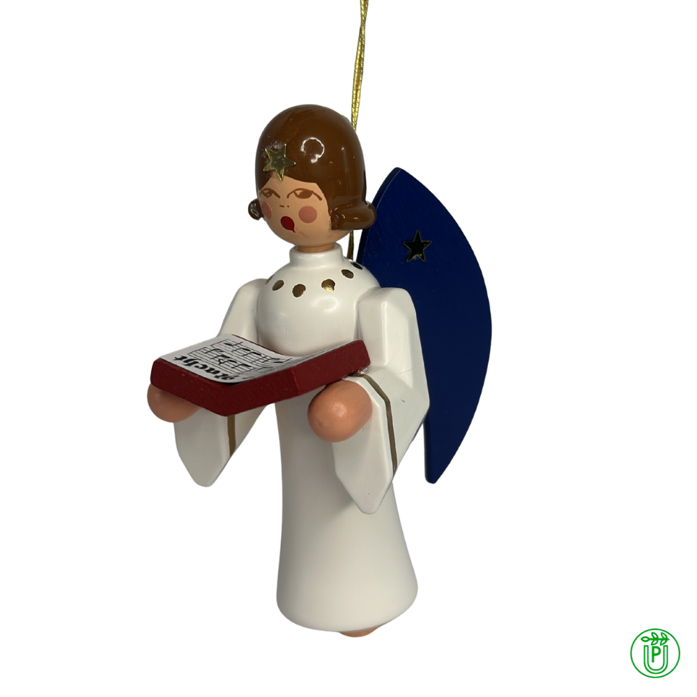 Angel with book for hanging