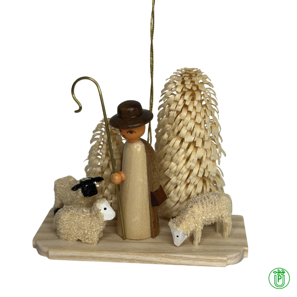 Christmas ornament sheep farm natural