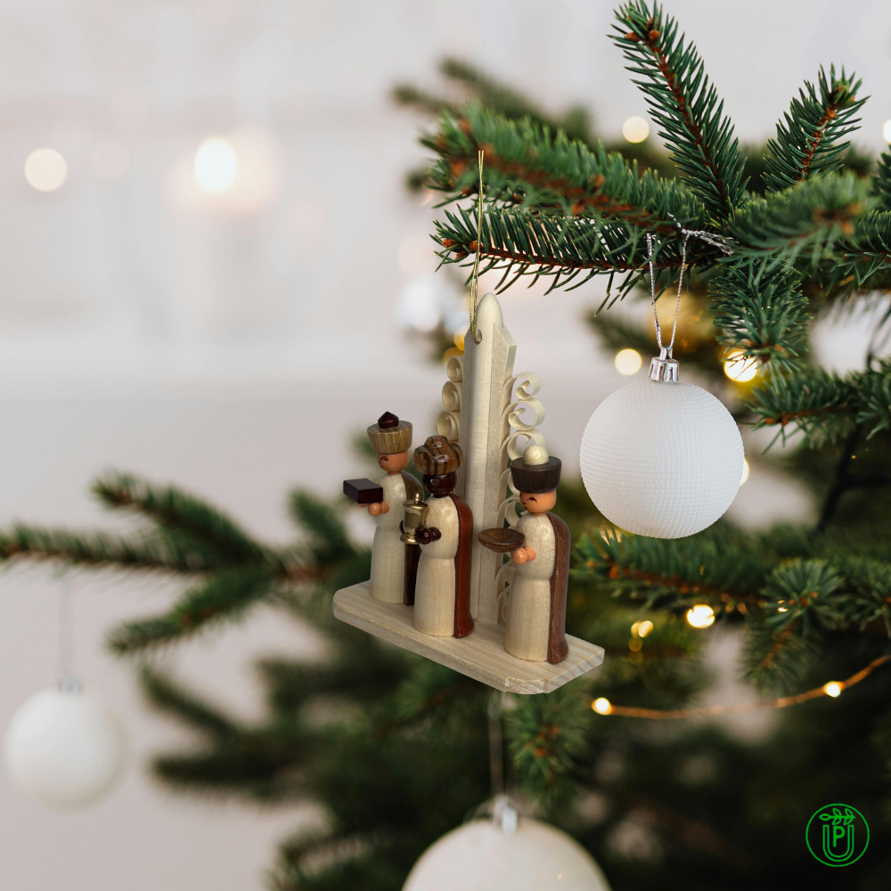 Christmas Ornament Three Kings natural