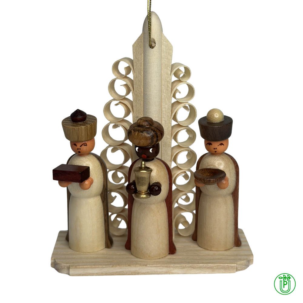 Christmas Ornament Three Kings natural