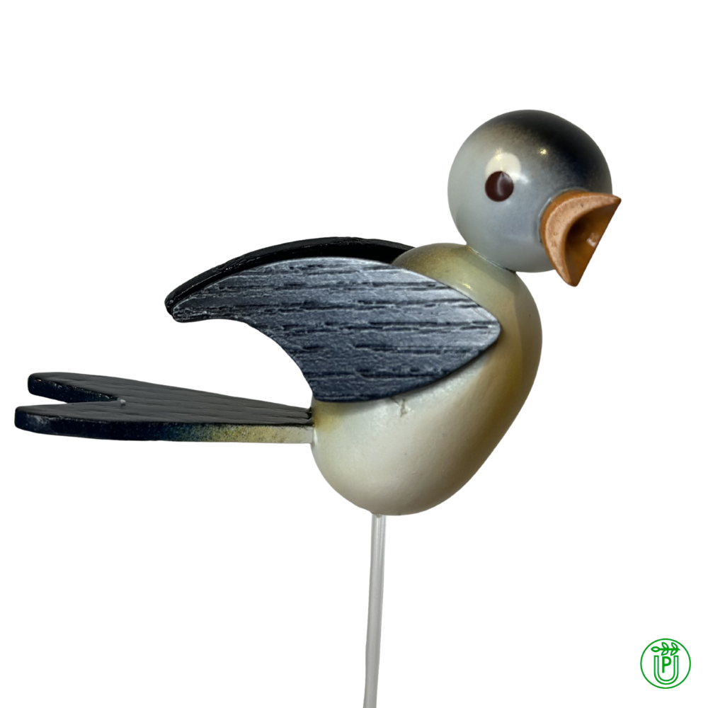 Flower pot pick, bird design