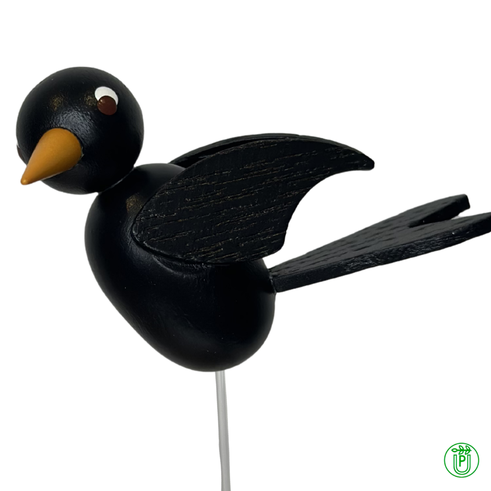 Flower pot pick, bird design