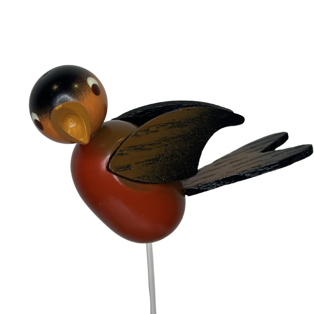 Flower pot pick, bird design