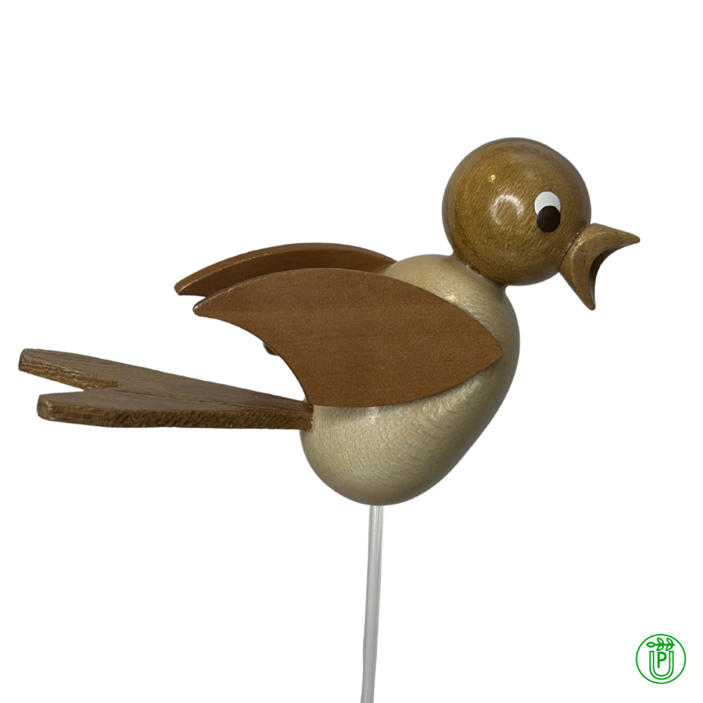 Flower pot pick, bird design
