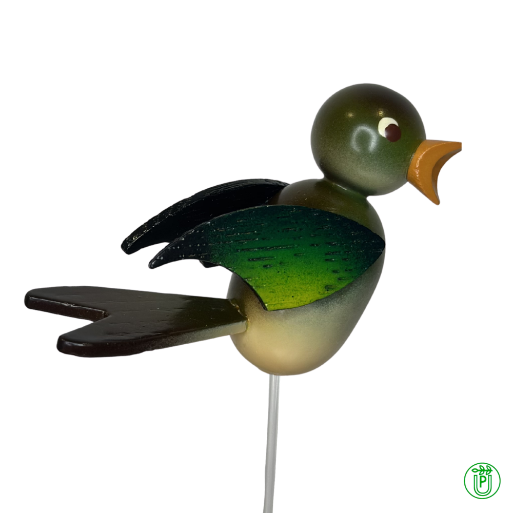 Flower pot pick, bird design