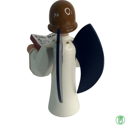 Engel mit Buch Miniatur 6 cm