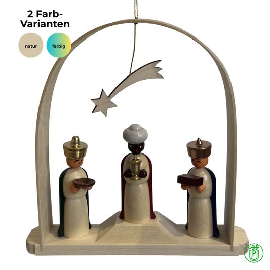 Heilige Drei Könige im Schwibbogen