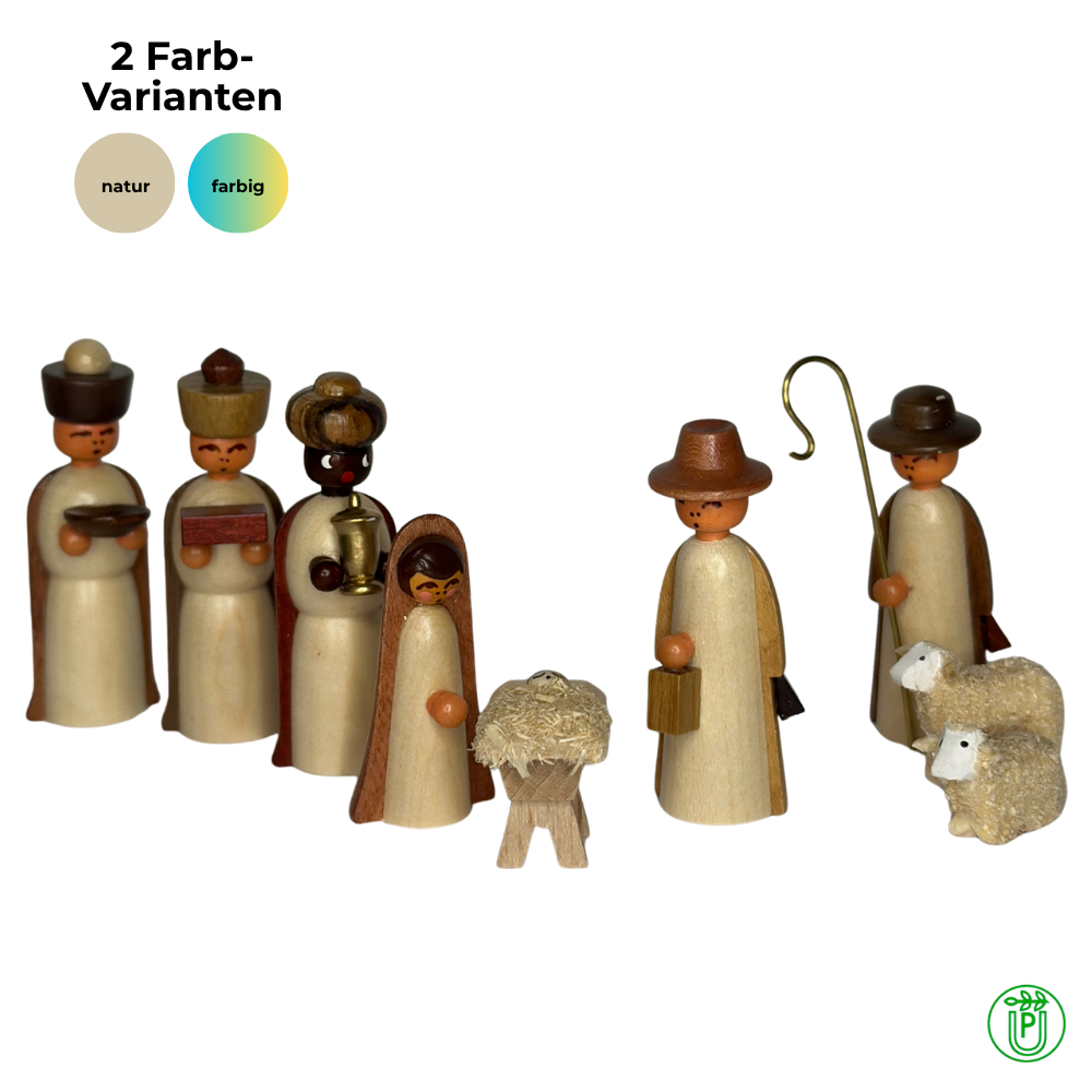 Nativity figures, 9-piece set