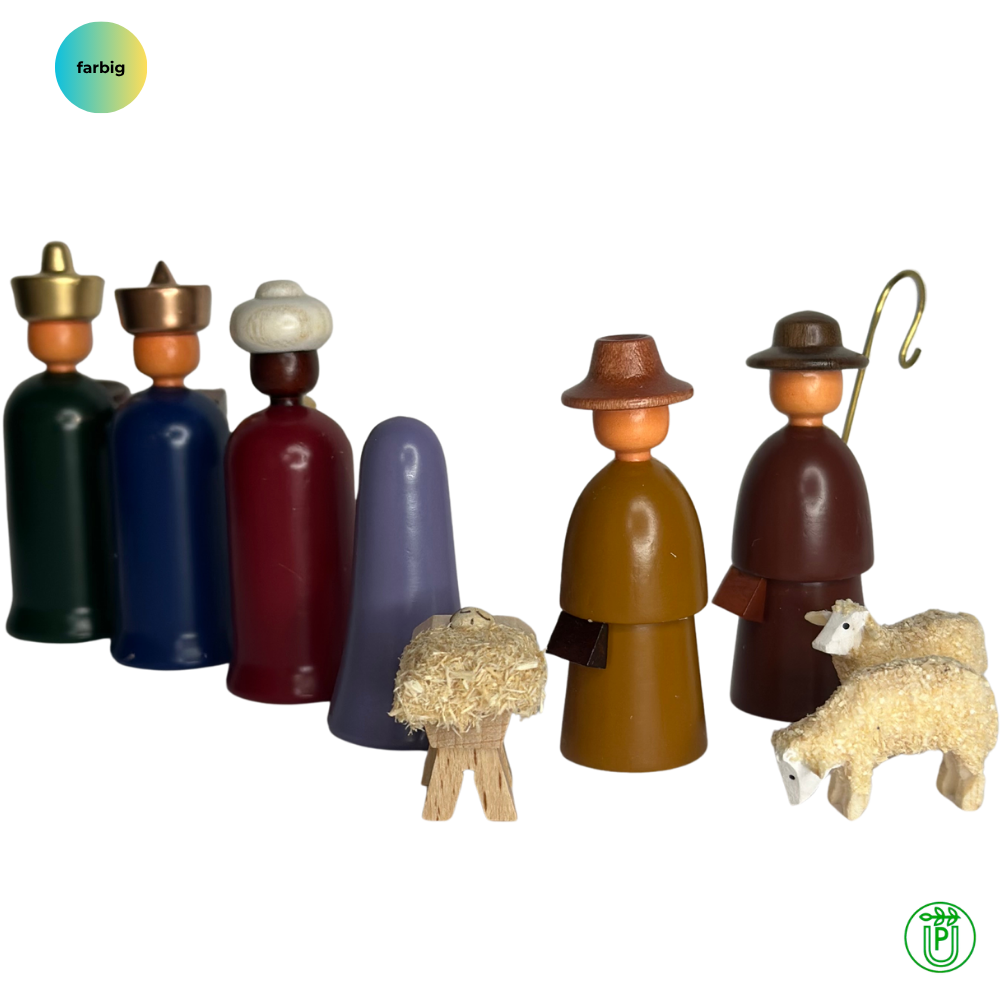 Nativity figures, 9-piece set