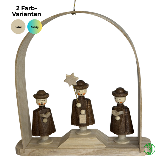 Seiffener Kurrendensänger im Schwibbogen