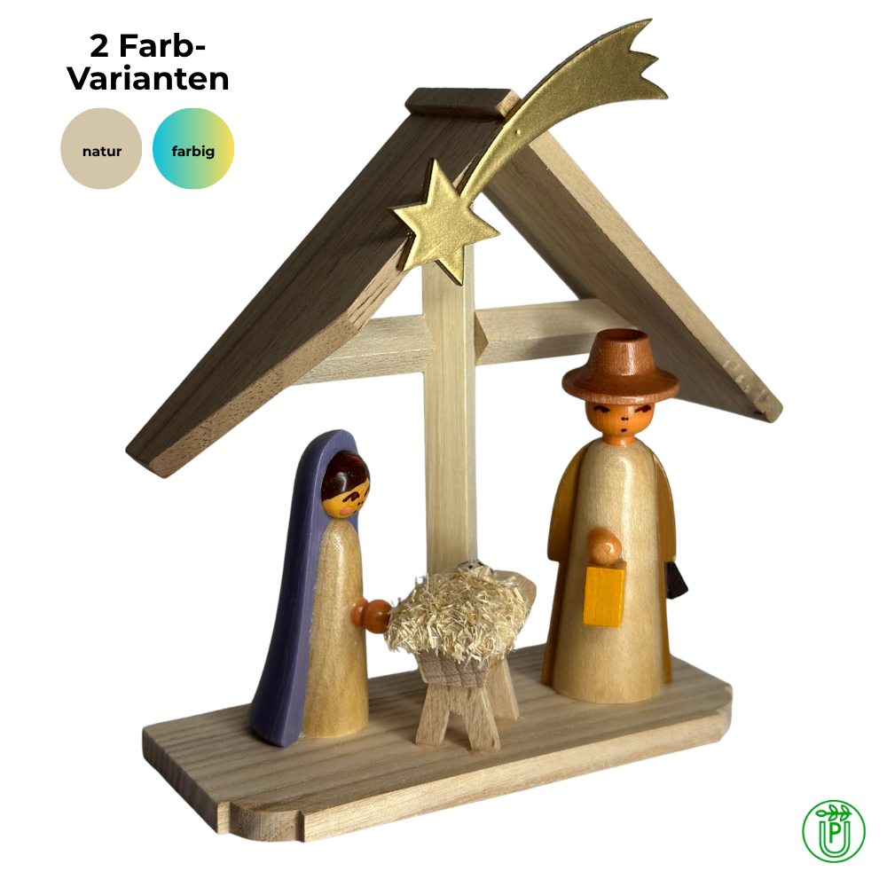 Nativity of Christ on a pedestal