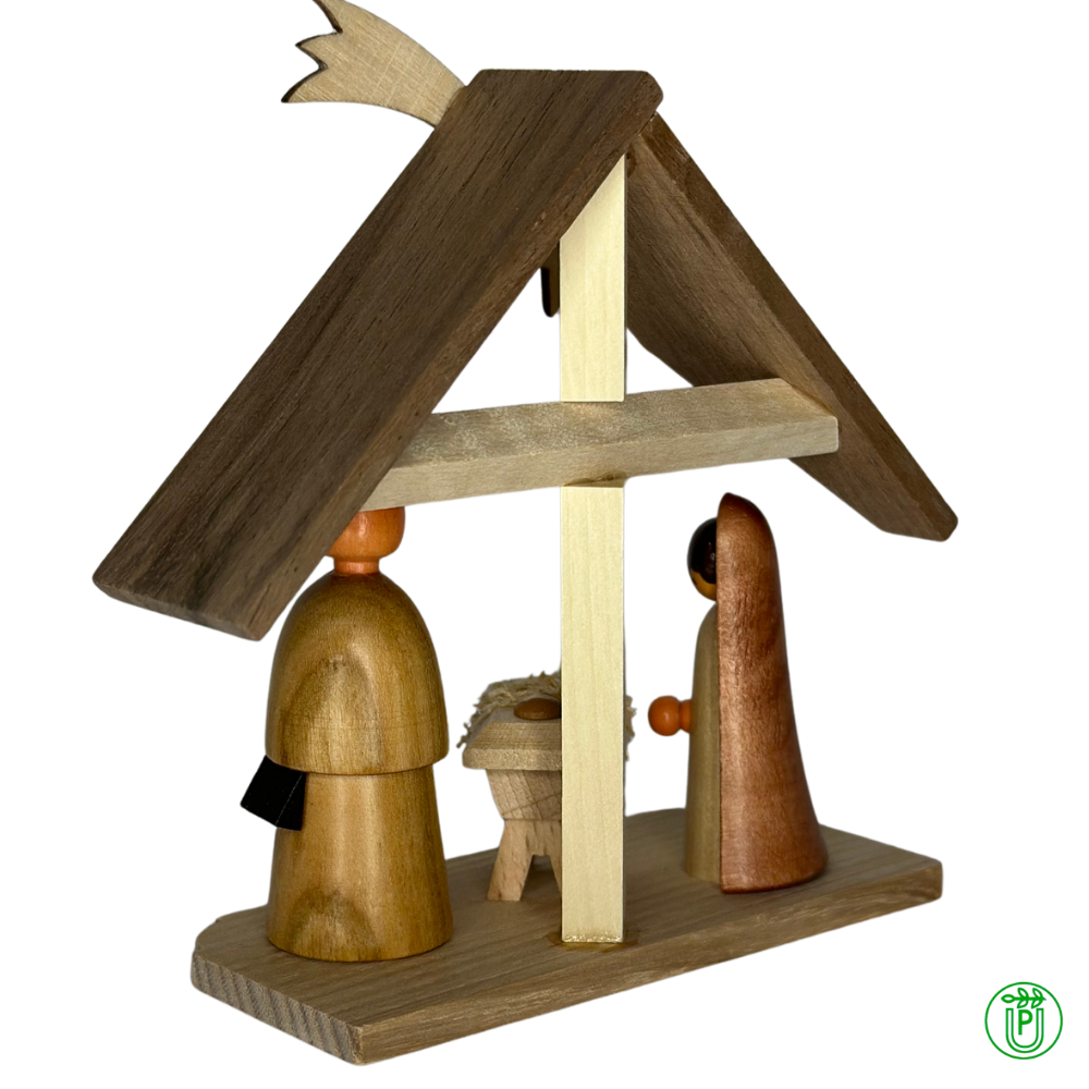 Nativity of Christ on a pedestal
