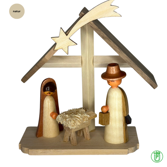 Christi Geburt auf Sockel