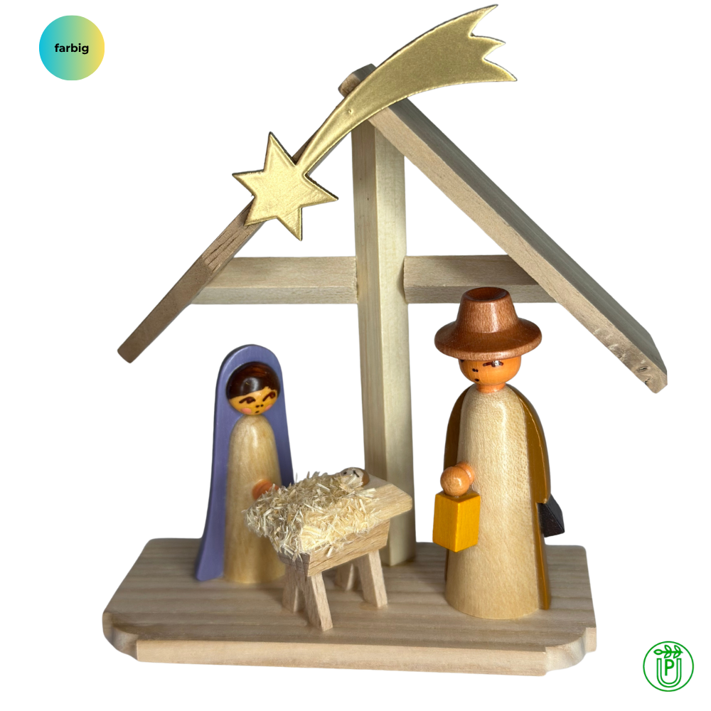Nativity of Christ on a pedestal