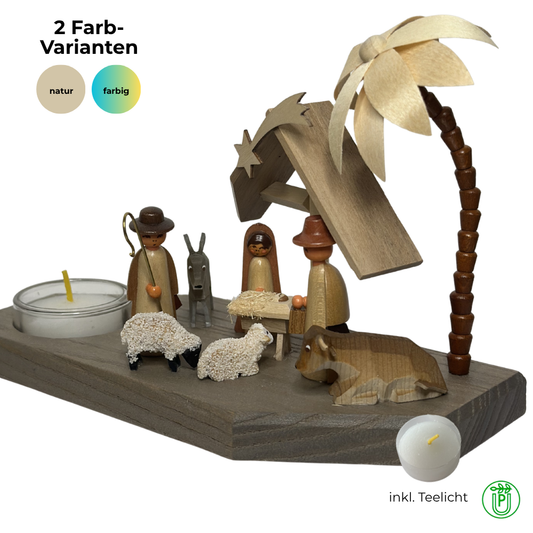 Teelichthalter Christi Geburt