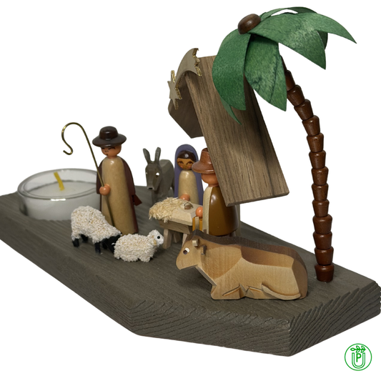 Teelichthalter Christi Geburt