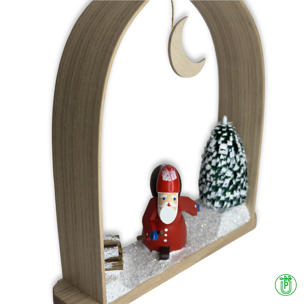 Weihnachtsmann im Schwibbogen