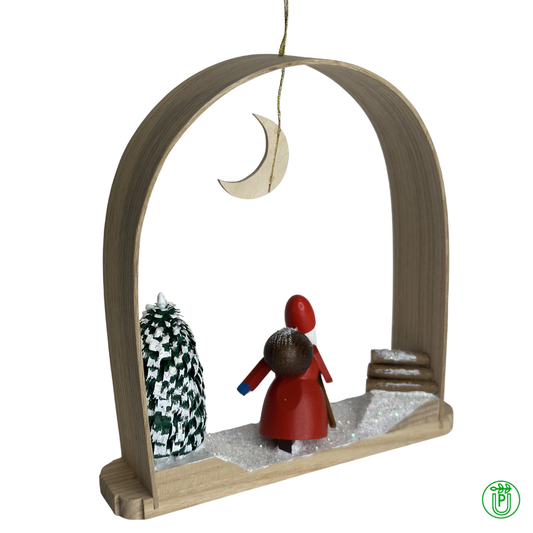 Weihnachtsmann im Schwibbogen