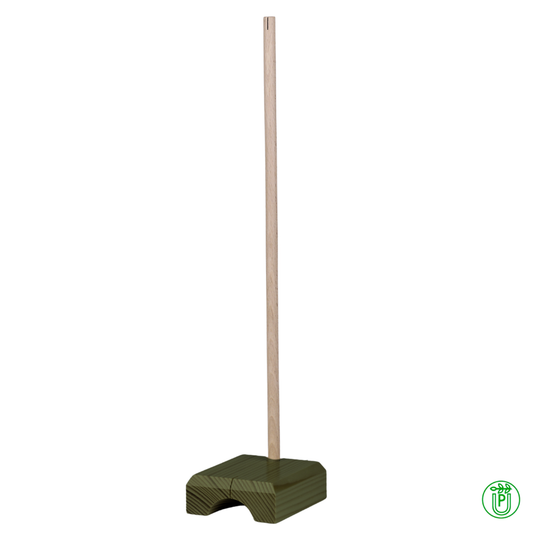 Single display for climbing figure, natural